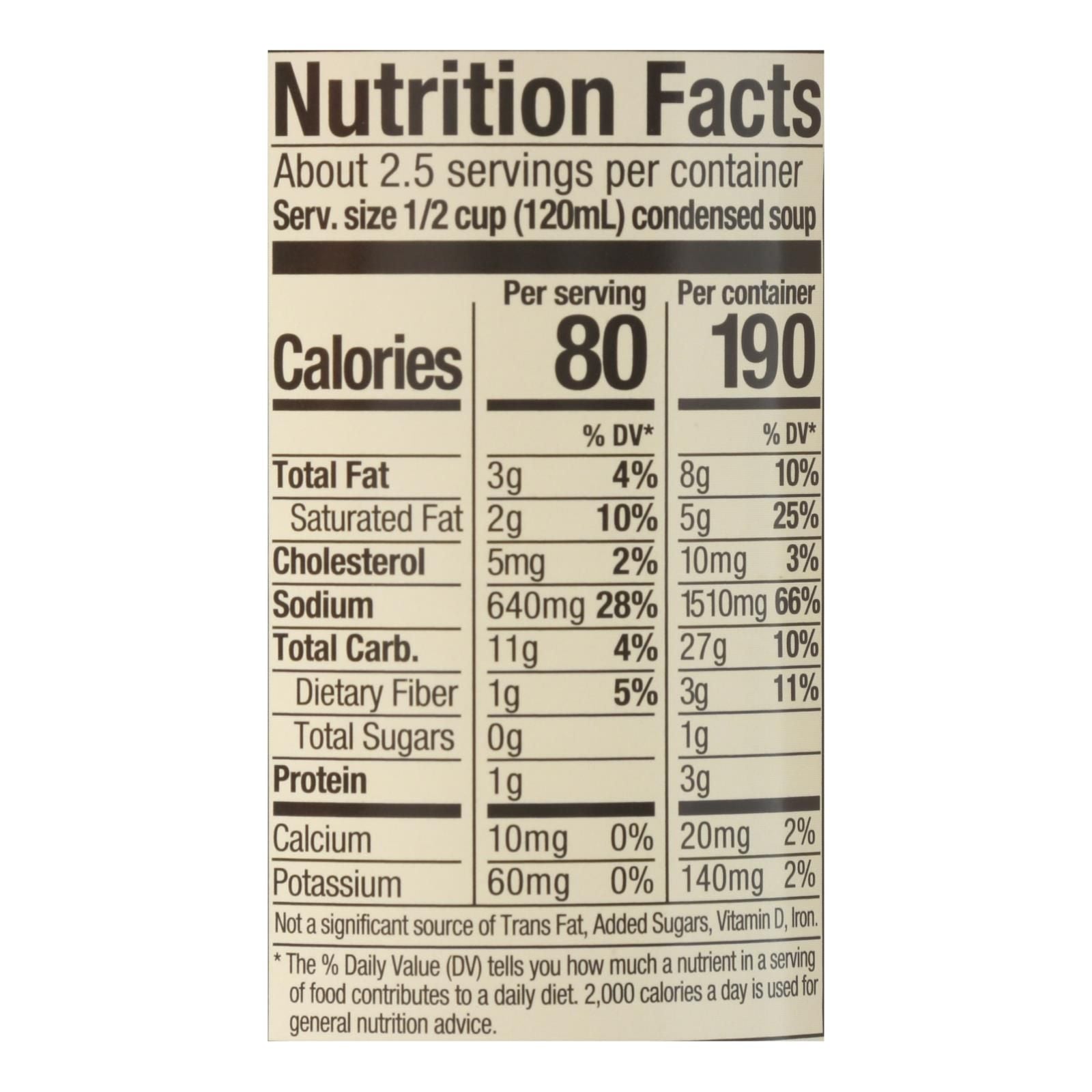 Pacific Foods - Soup Cream Mushroom - Case Of 12-10.5 Oz image 2