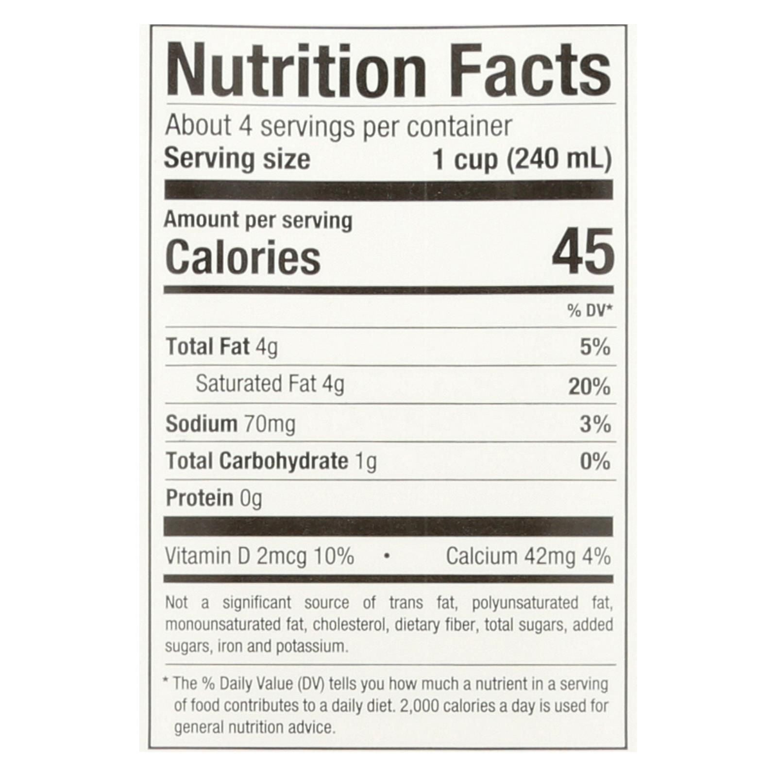 Pacific Natural Foods Coconut Original - Unsweetened - Case Of 12 - 32 Fl Oz. image 2