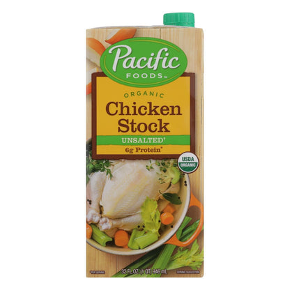 Pacific Natural Foods Simply Stock - Chicken - Case Of 12 - 32 Fl Oz. image 1