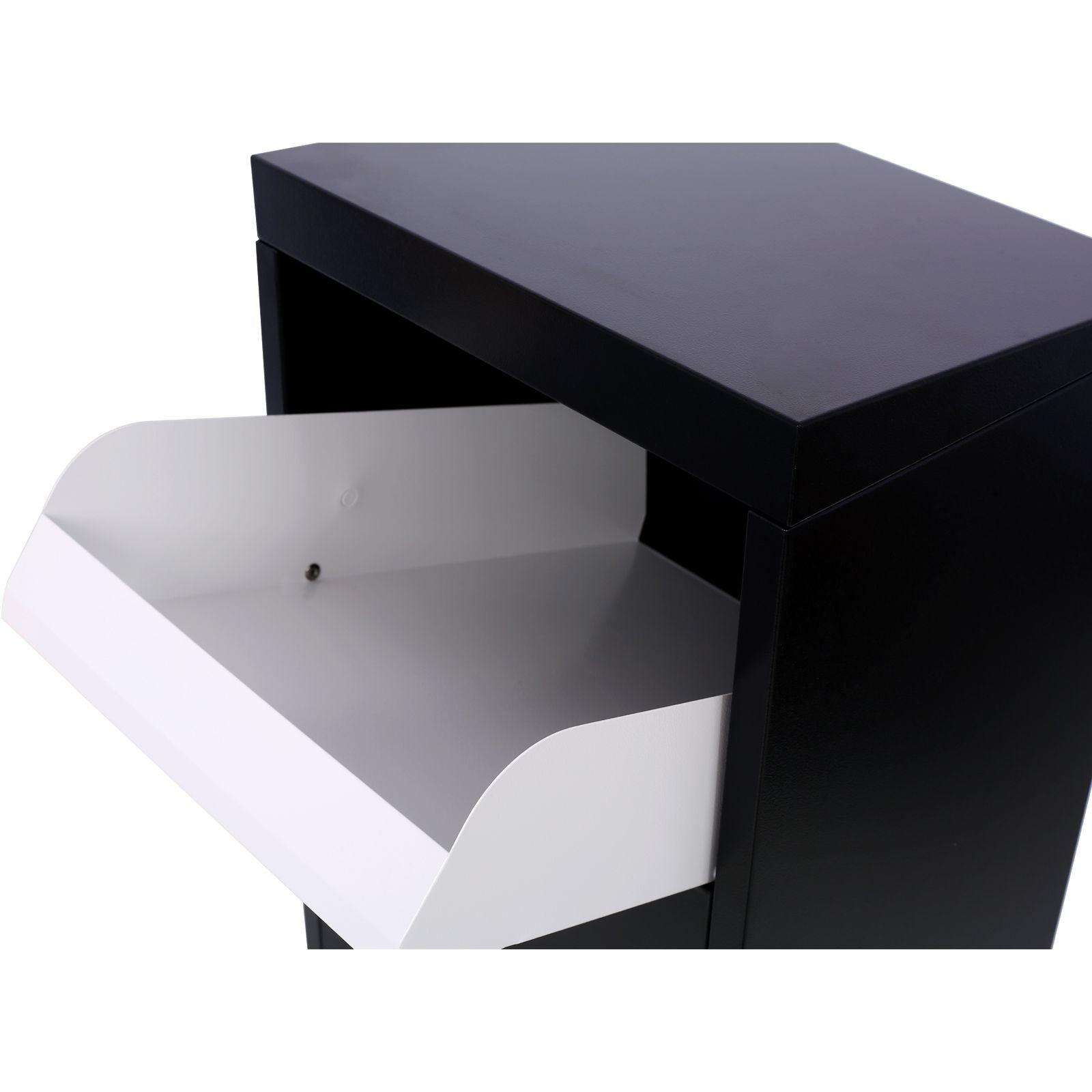 Package Delivery Box, 14'' x 11.3'' x 42'', Galvanized Steel Parcel Mailbox w/Code Lock & Mounting Hardware, for Outdoor image 11