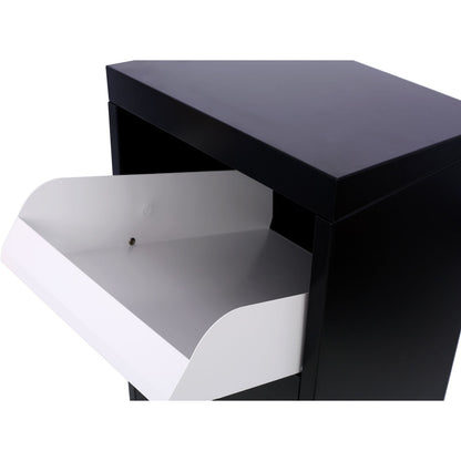 Package Delivery Box, 14'' x 11.3'' x 42'', Galvanized Steel Parcel Mailbox w/Code Lock & Mounting Hardware, for Outdoor image 11