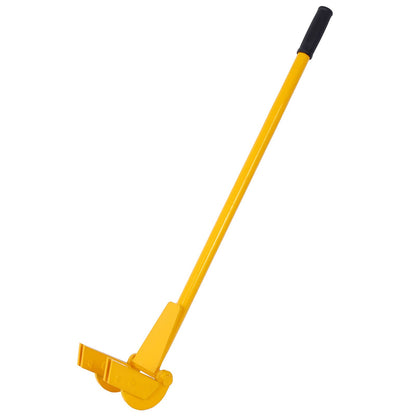 Pallet Buster Tool in Yellow with 43in Long Handle – Deck Wrecker Pallet Tool Pry Bar, Deck Board Removal Tool image 10
