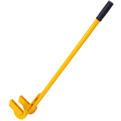 Pallet Buster Tool in Yellow with 43in Long Handle – Deck Wrecker Pallet Tool Pry Bar, Deck Board Removal Tool image 7