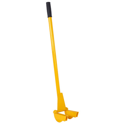 Pallet Buster Tool in Yellow with 43in Long Handle – Deck Wrecker Pallet Tool Pry Bar, Deck Board Removal Tool image 1