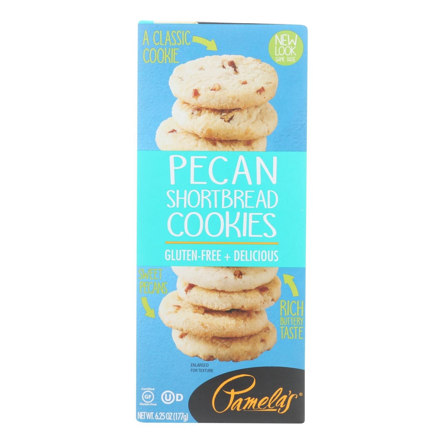 Pamela's Products - Cookies - Pecan Shortbread - Gluten-free - Case Of 6 - 6.25 Oz. image 1