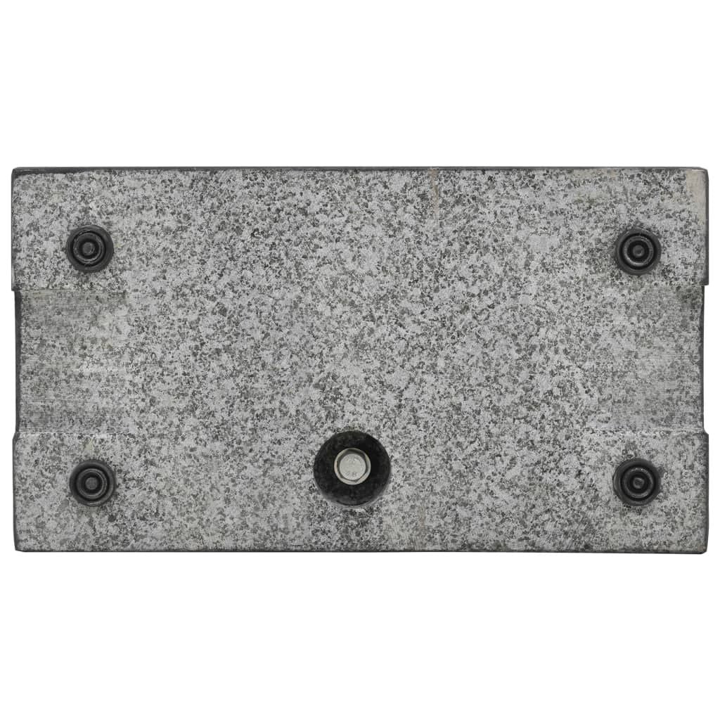 Parasol Base Granite 55.1 lb Rectangular Black image 2