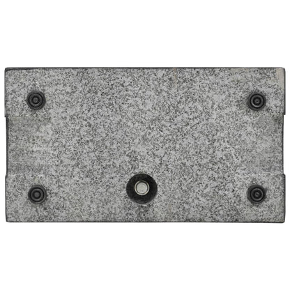 Parasol Base Granite 55.1 lb Rectangular Black image 2