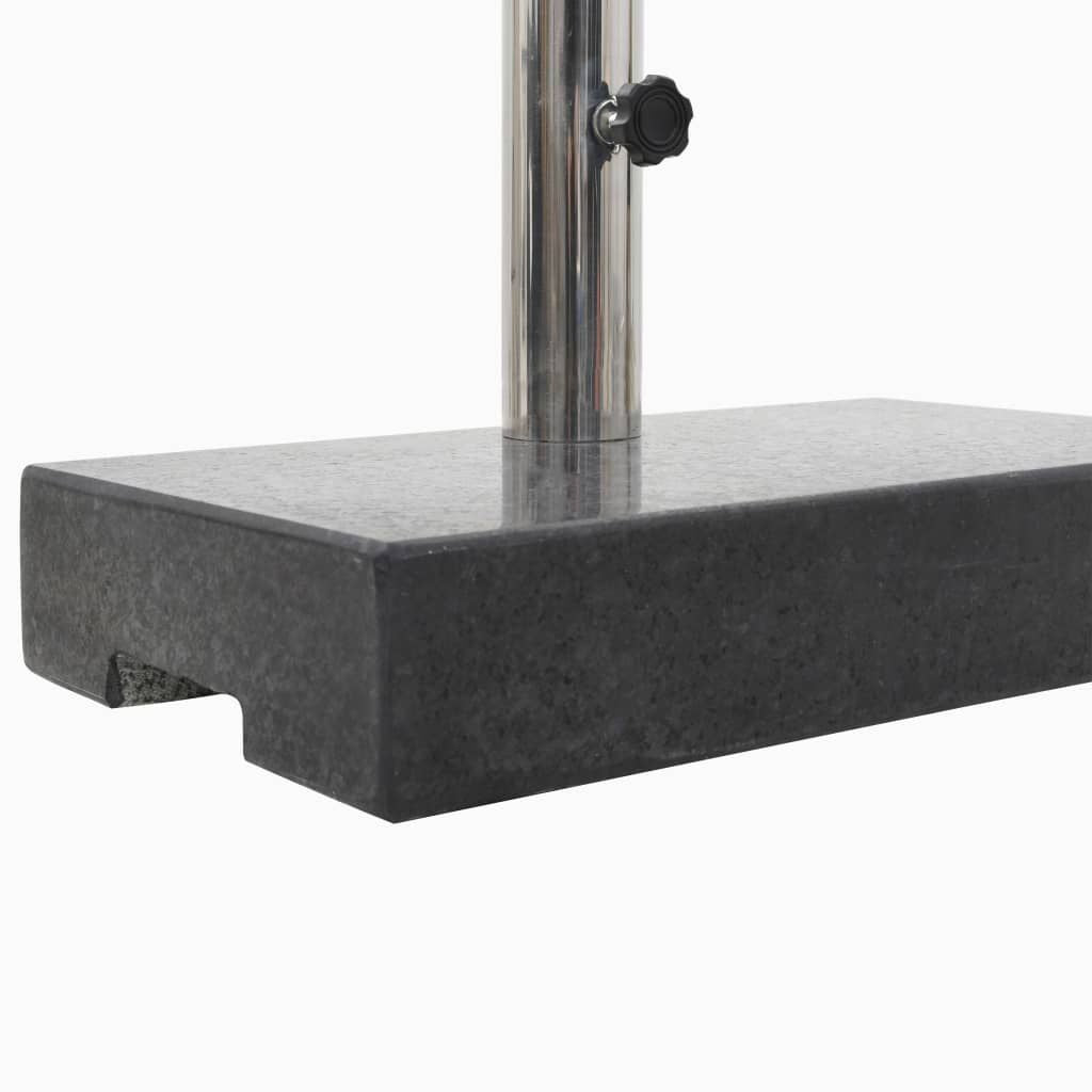Parasol Base Granite 55.1 lb Rectangular Black image 4