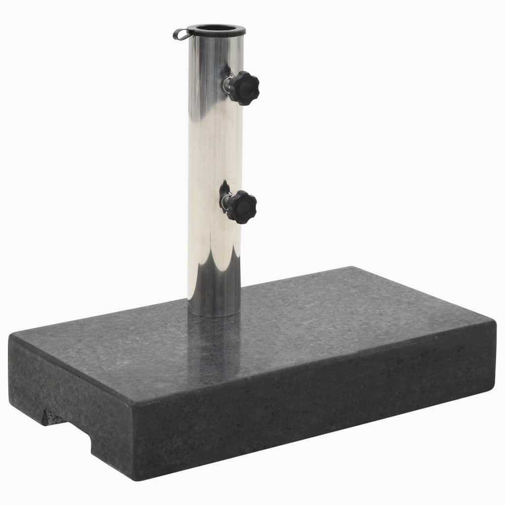 Parasol Base Granite 55.1 lb Rectangular Black image 1