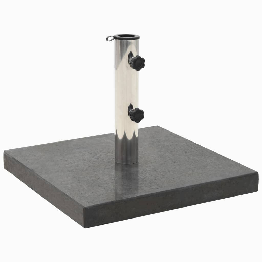 Parasol Base Granite 62.8 lb Square Black image 2