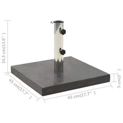 Parasol Base Granite 62.8 lb Square Black image 7