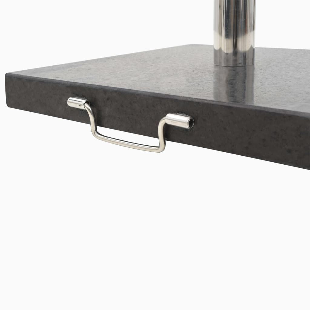 Parasol Base Granite 62.8 lb Square Black image 5