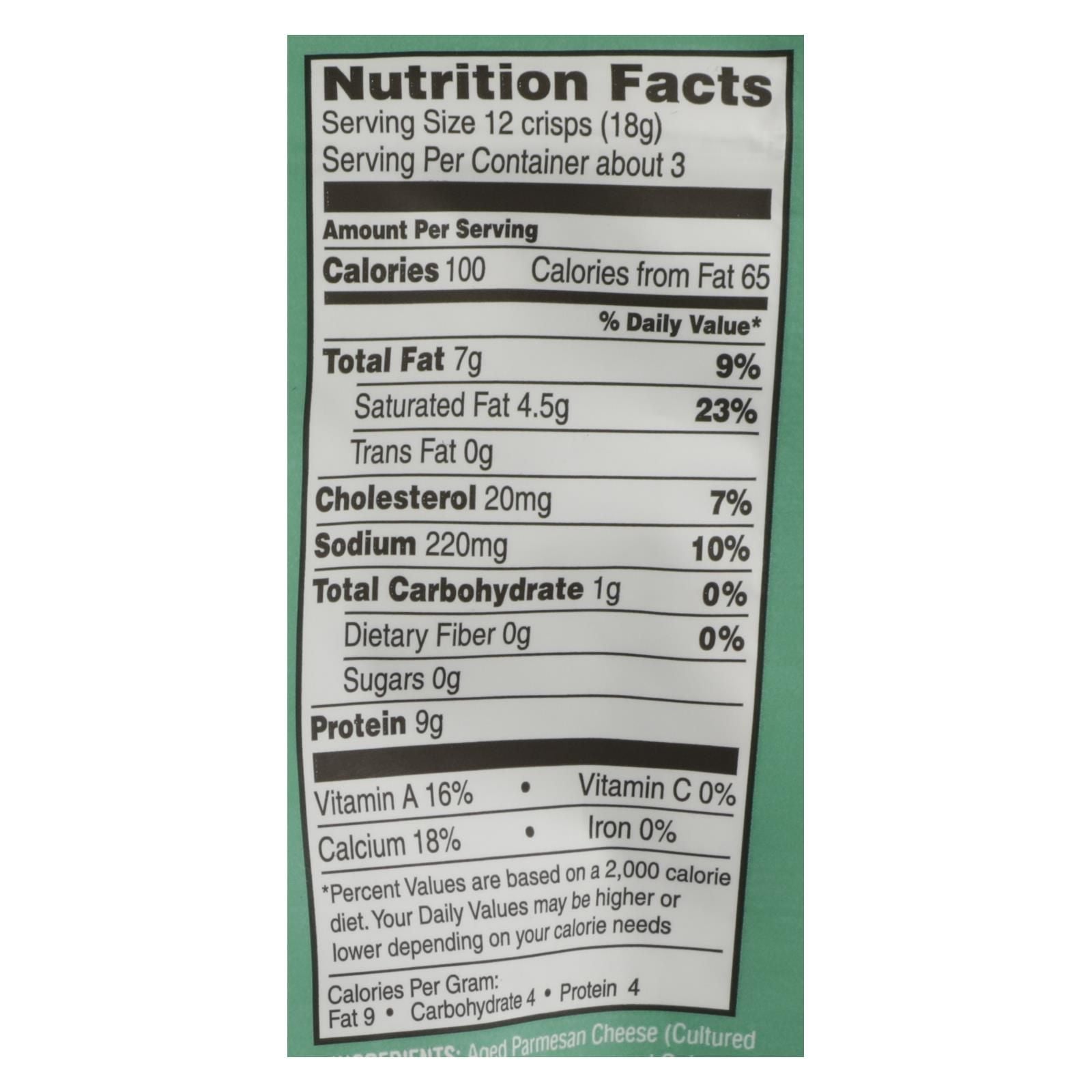 Parm Crisps - Parm Crisp Sr Cream & Onion - Case Of 12 - 1.75 Oz image 2