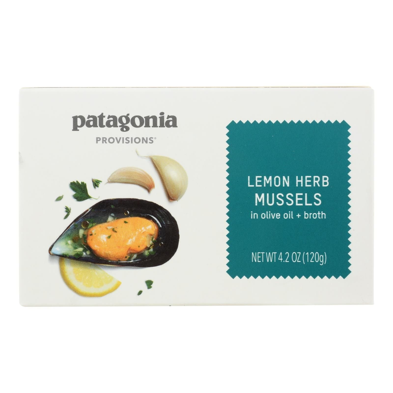 Patagonia - Mussels Lemon Herb - Case Of 10 - 4.2 Oz image 1