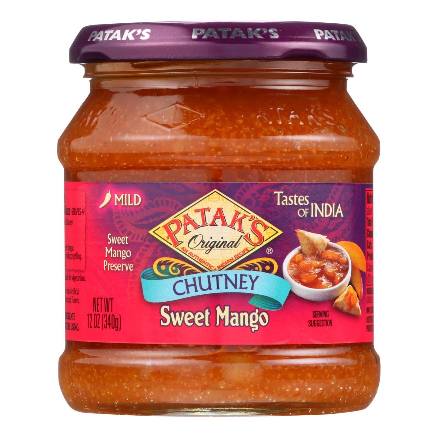 Pataks Chutney - Sweet Mango - Mild - 12 Oz - Case Of 6 image 1