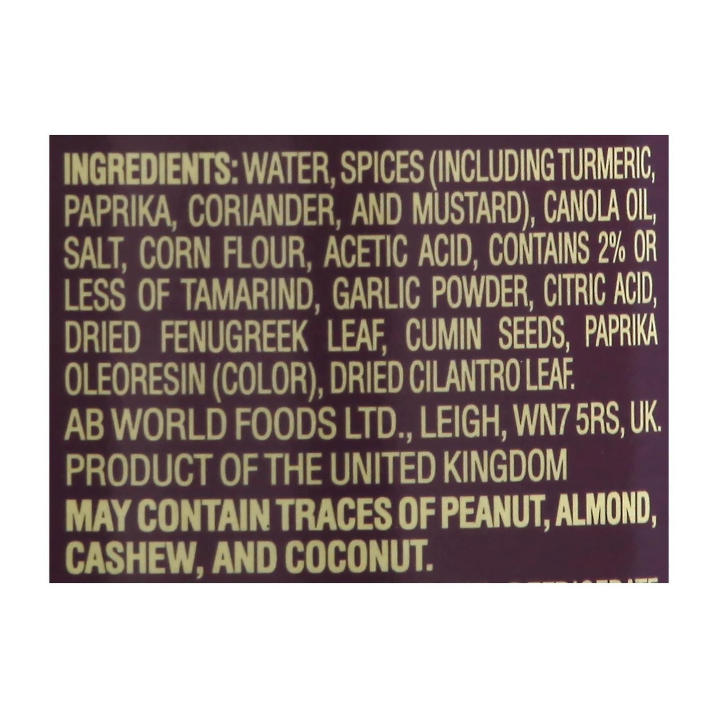 Pataks Concentrated Curry Paste, Tikka Masala Medium - Case Of 6 - 10 Oz image 3