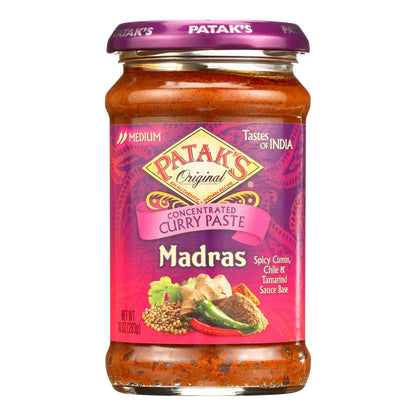 Pataks Curry Paste - Concentrated - Madras - Medium - 10 Oz - Case Of 6 image 1