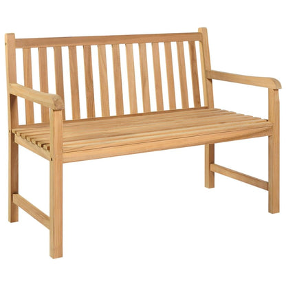 Patio Bench 44.9" Solid Teak Wood image 1