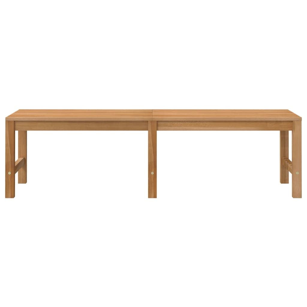 Patio Bench 59.1" Solid Teak Wood image 3