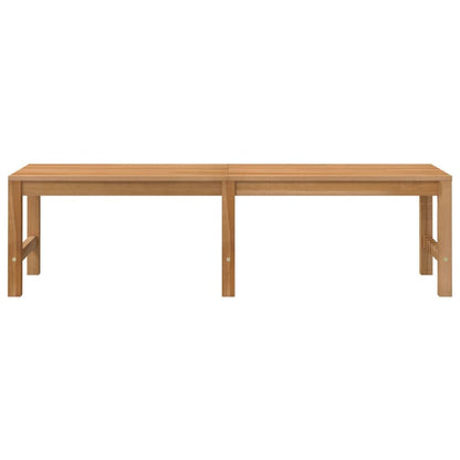 Patio Bench 59.1" Solid Teak Wood image 3