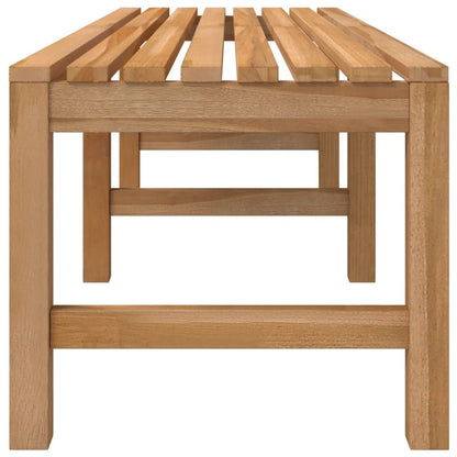 Patio Bench 59.1" Solid Teak Wood image 4