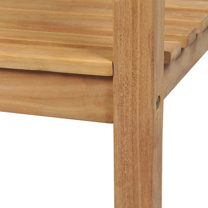 Patio Bench 89.8" Solid Teak Wood image 5