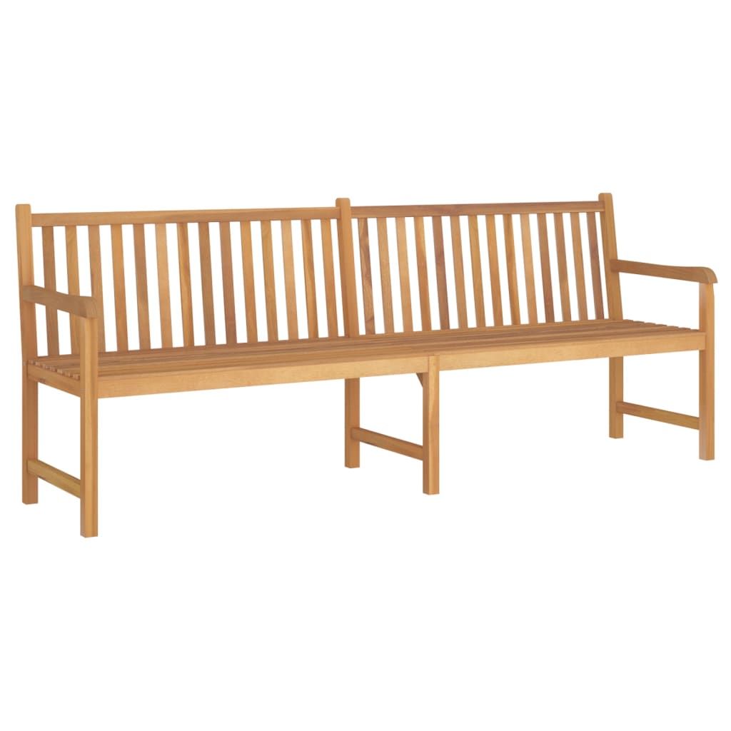 Patio Bench 89.8" Solid Teak Wood image 1