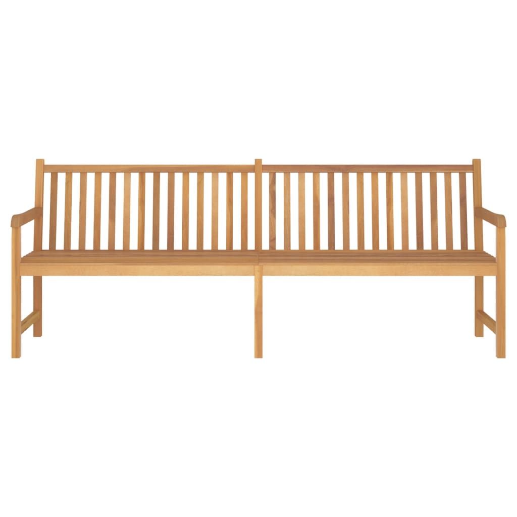 Patio Bench 89.8" Solid Teak Wood image 2