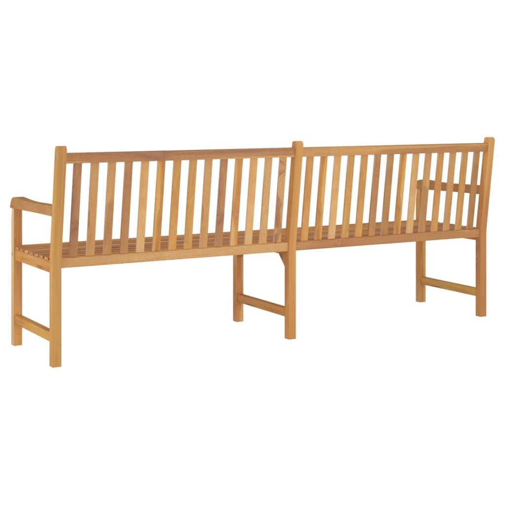 Patio Bench 89.8" Solid Teak Wood image 4