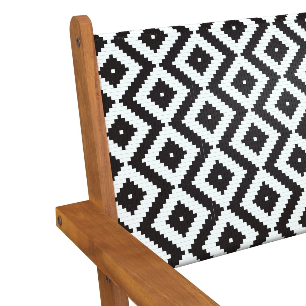 Patio Chairs 2 pcs Solid Acacia Wood image 8