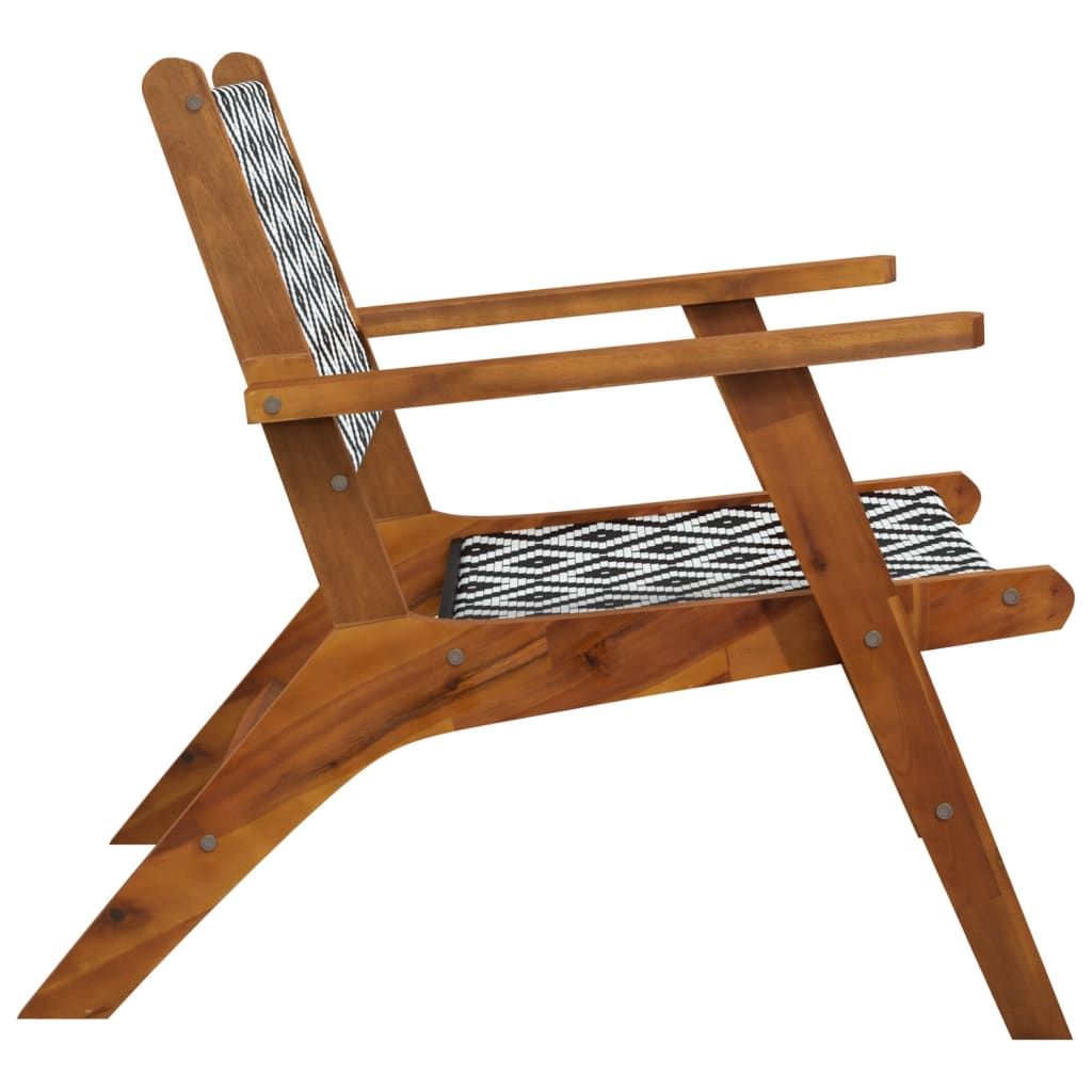 Patio Chairs 2 pcs Solid Acacia Wood image 6