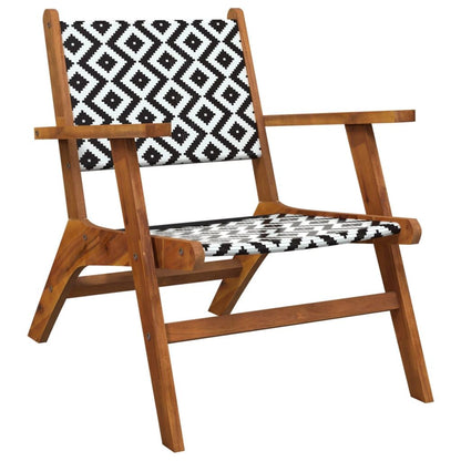 Patio Chairs 2 pcs Solid Acacia Wood image 3