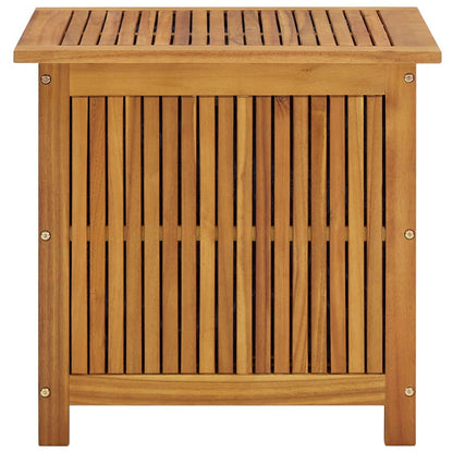 Patio Storage Box 23.6"x19.7"x22.8" Solid Wood Acacia image 3