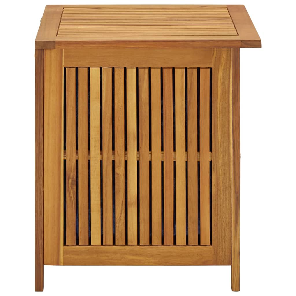 Patio Storage Box 23.6"x19.7"x22.8" Solid Wood Acacia image 4