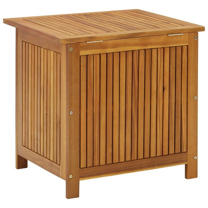 Patio Storage Box 23.6"x19.7"x22.8" Solid Wood Acacia image 5