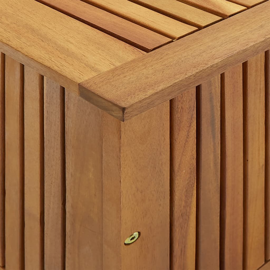 Patio Storage Box 35.4"x19.7"x22.8" Solid Wood Acacia image 8