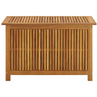 Patio Storage Box 35.4"x19.7"x22.8" Solid Wood Acacia image 3