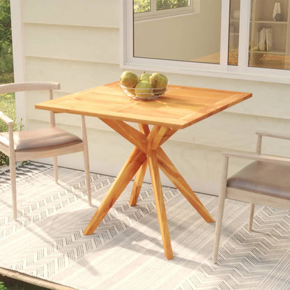 Patio Table 33.5"x33.5"x29.5" Solid Wood Acacia image 1
