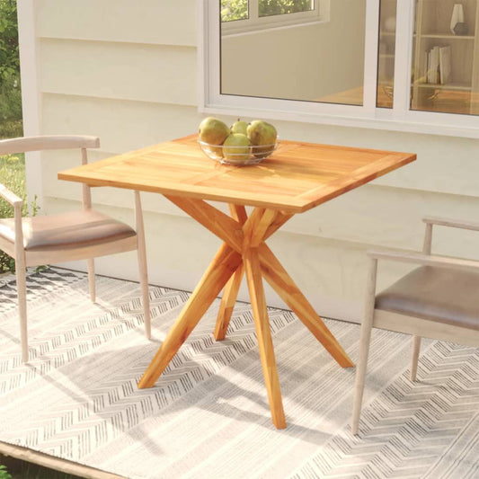 Patio Table 33.5"x33.5"x29.5" Solid Wood Acacia image 1