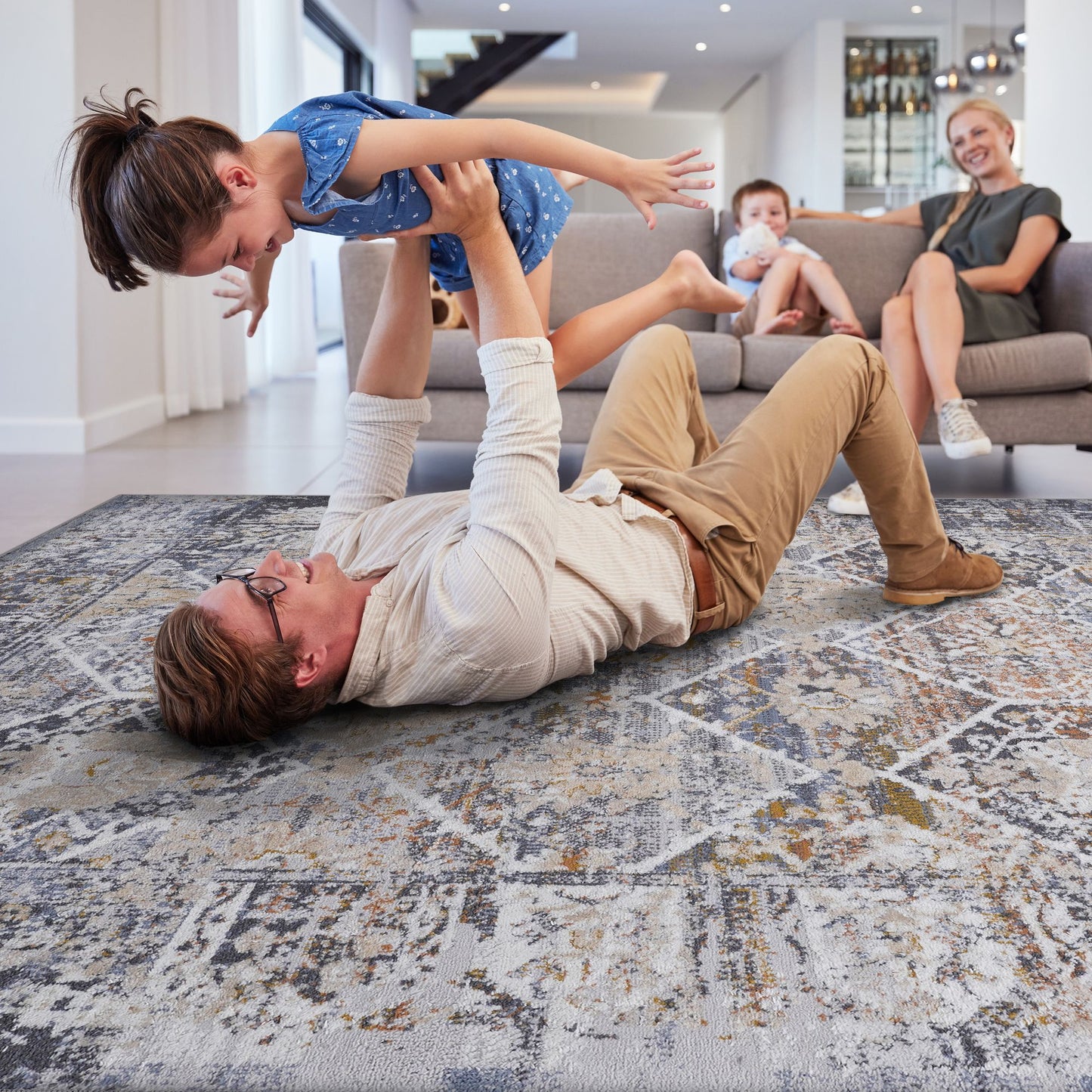 PAYAS Collection 6X9 Multi / Traditional Area Rug image 3