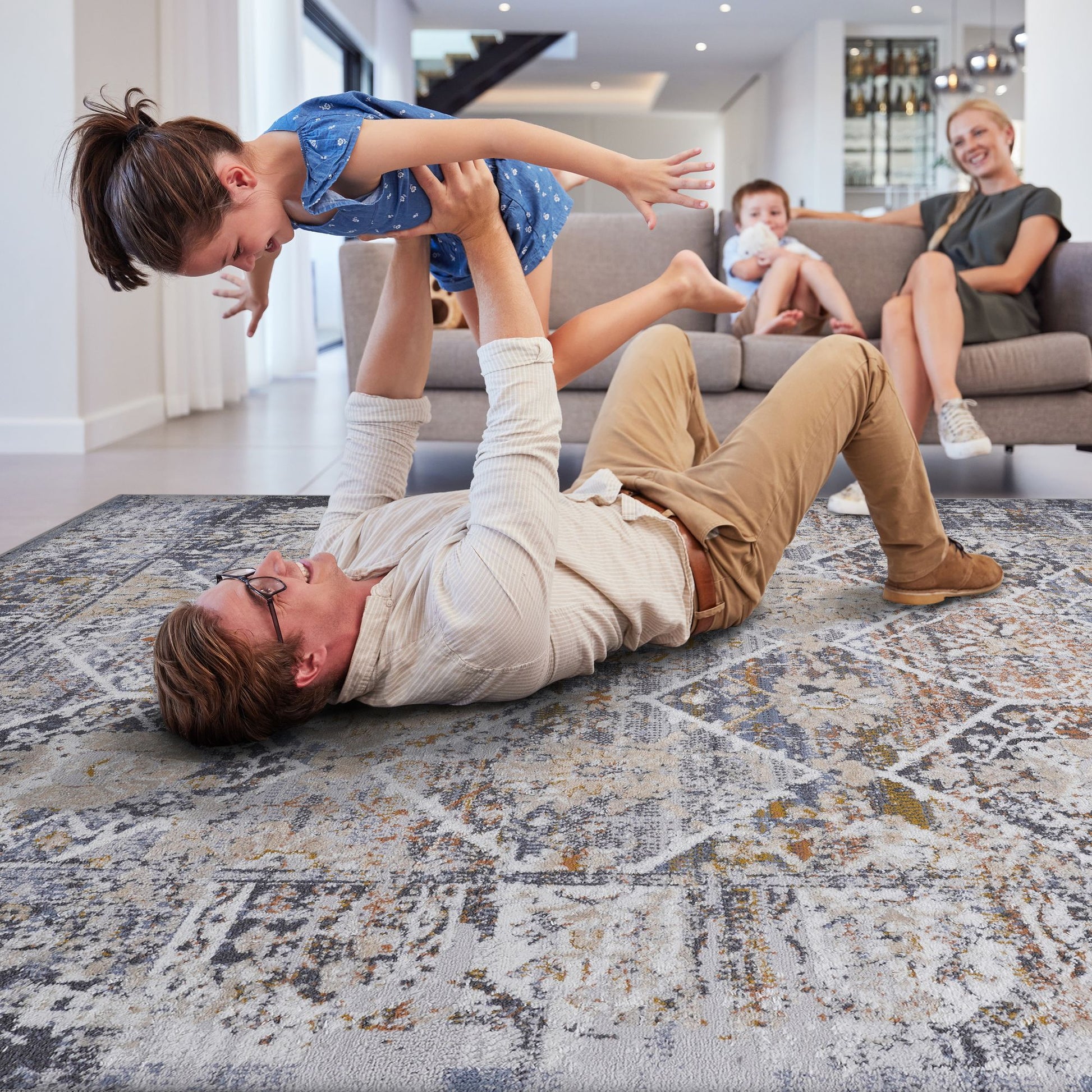 PAYAS Collection 6X9 Multi / Traditional Area Rug image 3