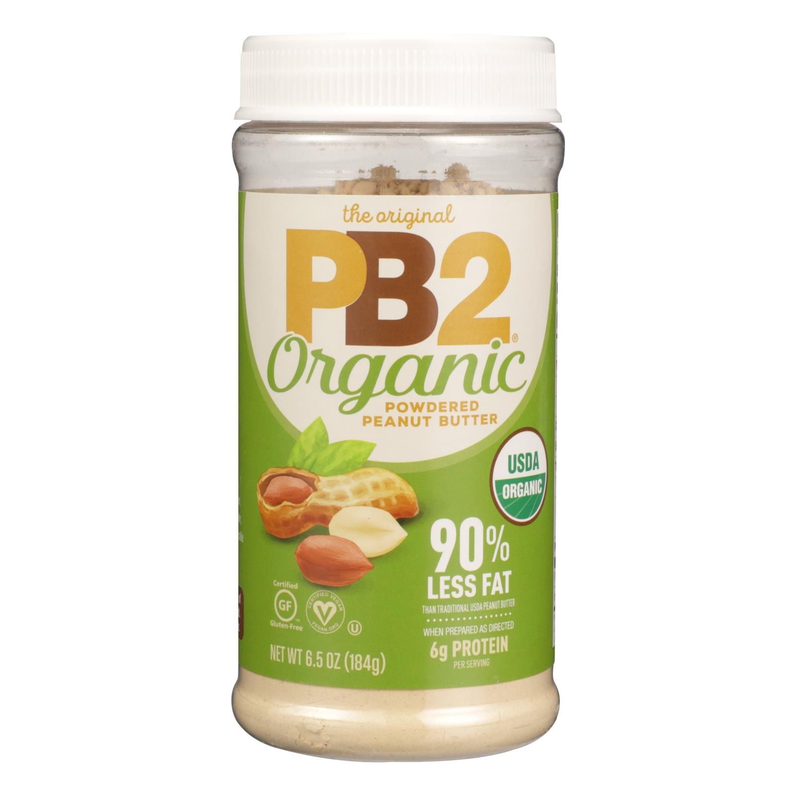 Pb2 - Peanut Butter Powdered - Case Of 6-6.5 Oz image 1