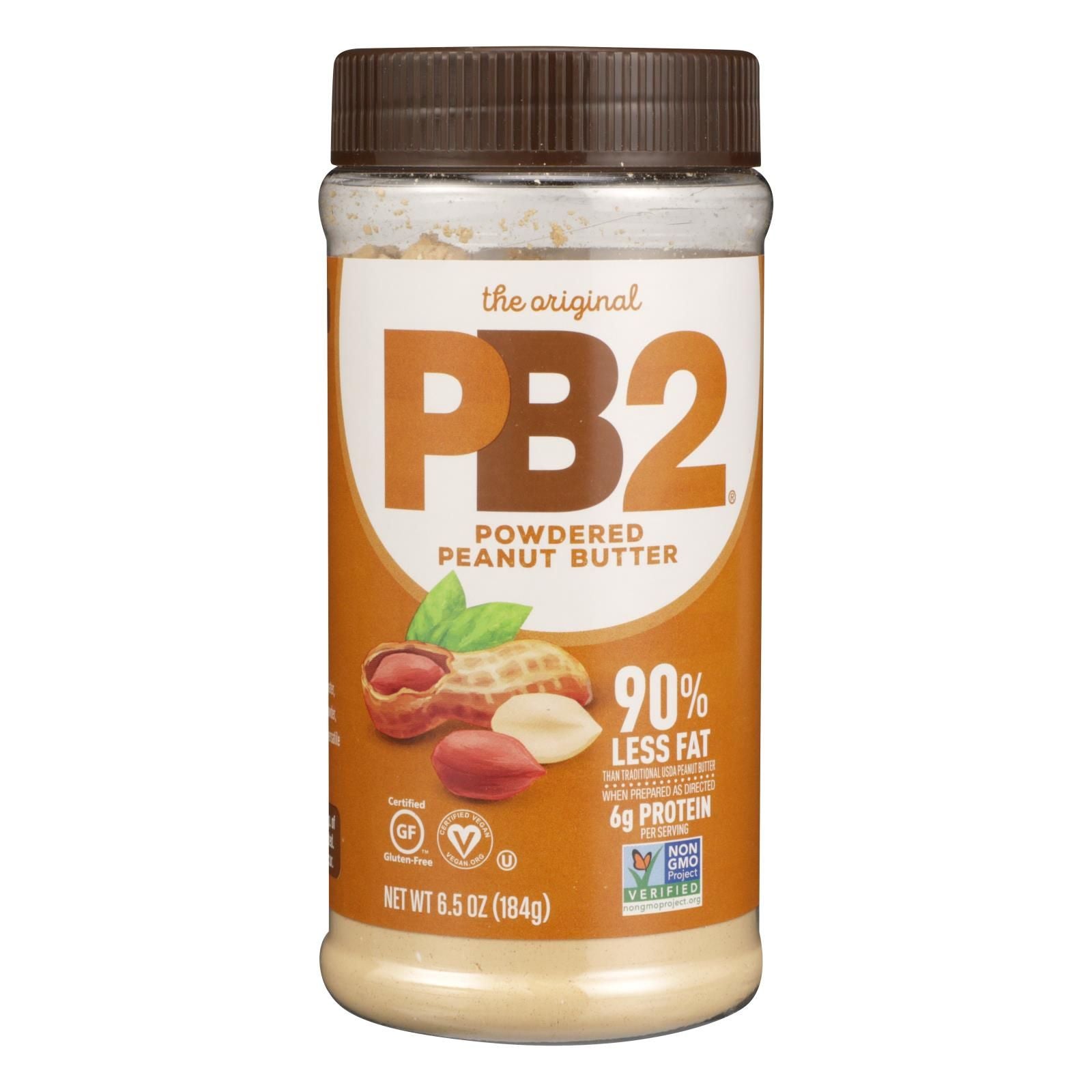 Pb2 Powdered Peanut Butter - Case Of 6 - 6.5 Oz image 1