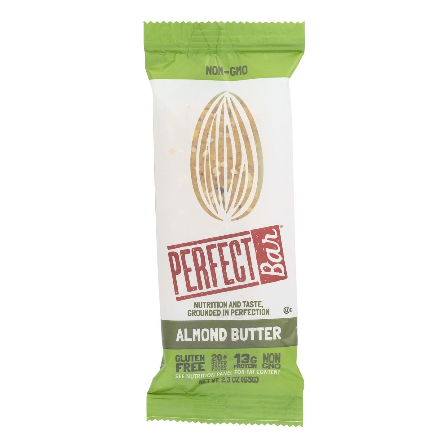 Perfect Bar Almond Butter Bar - Case Of 8 - 2.3 Oz image 1
