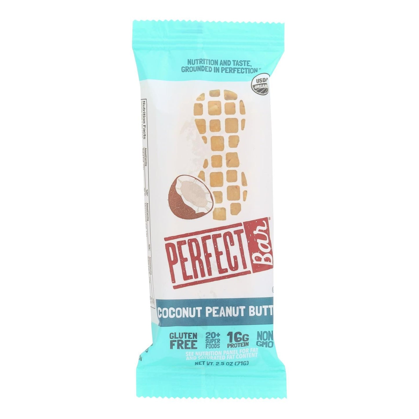 Perfect Bar Coconut Peanut Butter Bar - Case Of 8 - 2.5 Oz image 1