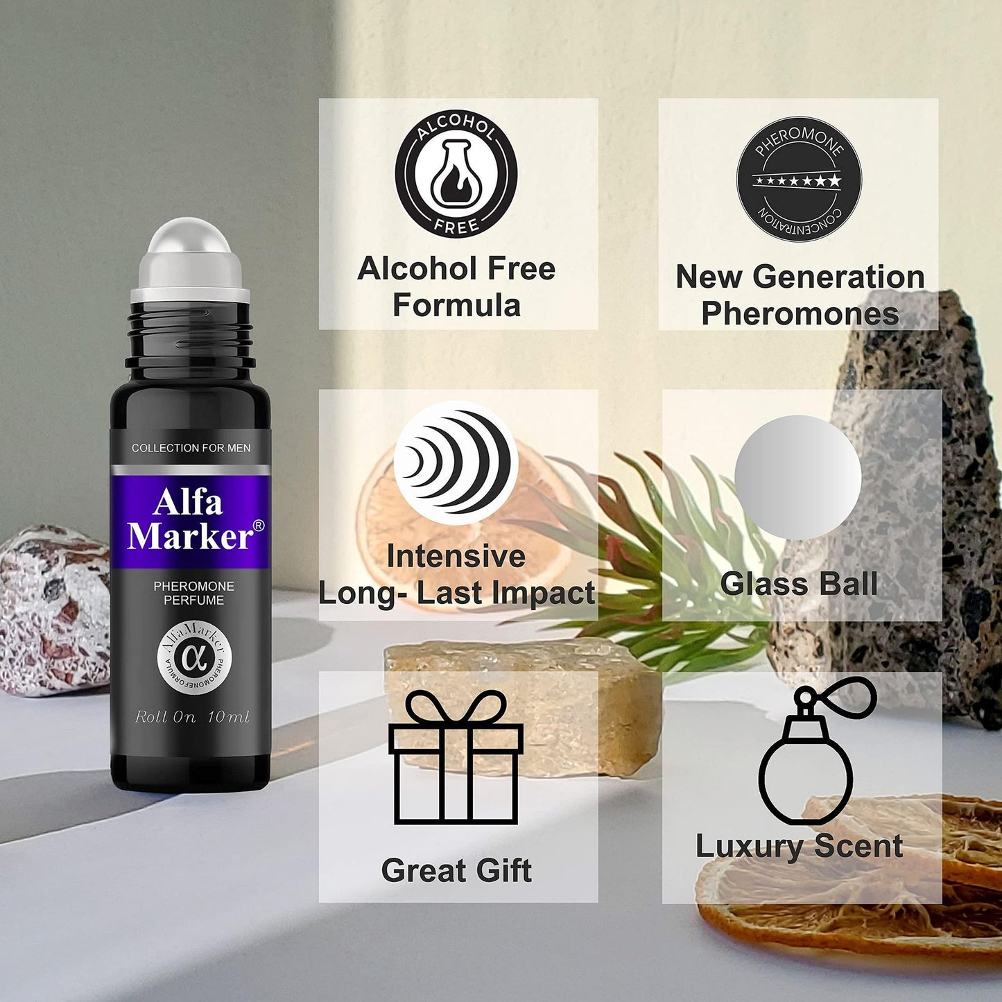 Pheromone Cologne for Men Pheromone Perfume for Men Oil Roll-on Formula 10 ml image 4