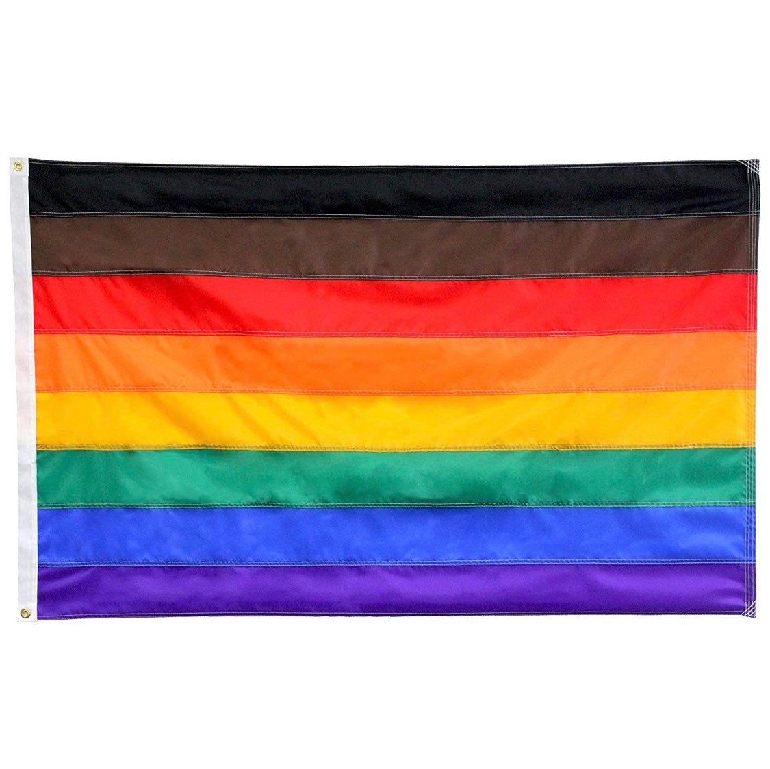 Philly Pride Flag 3x5 feet; LGBTQ+ pride flag image 3