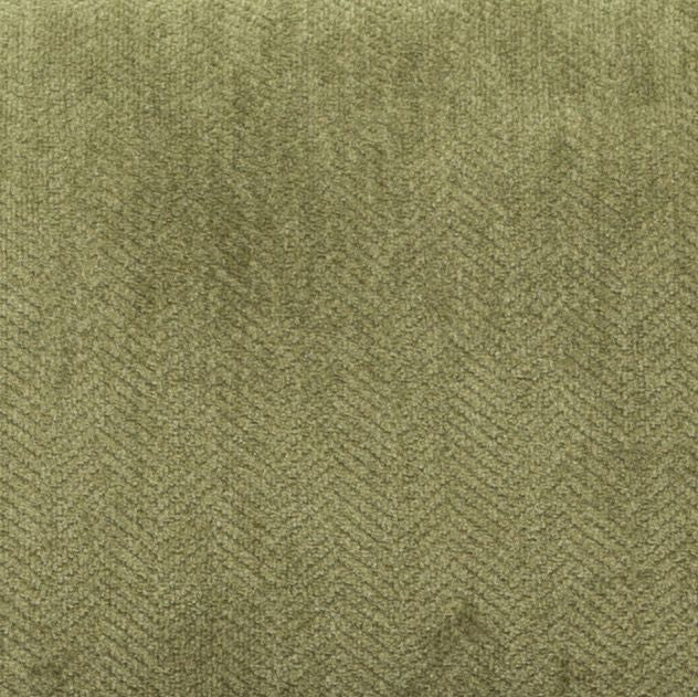 Pisano Contemporary Chenille Fabric Armless Accent Chair with Pillow, Green image 6