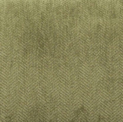 Pisano Contemporary Chenille Fabric Armless Accent Chair with Pillow, Green image 6