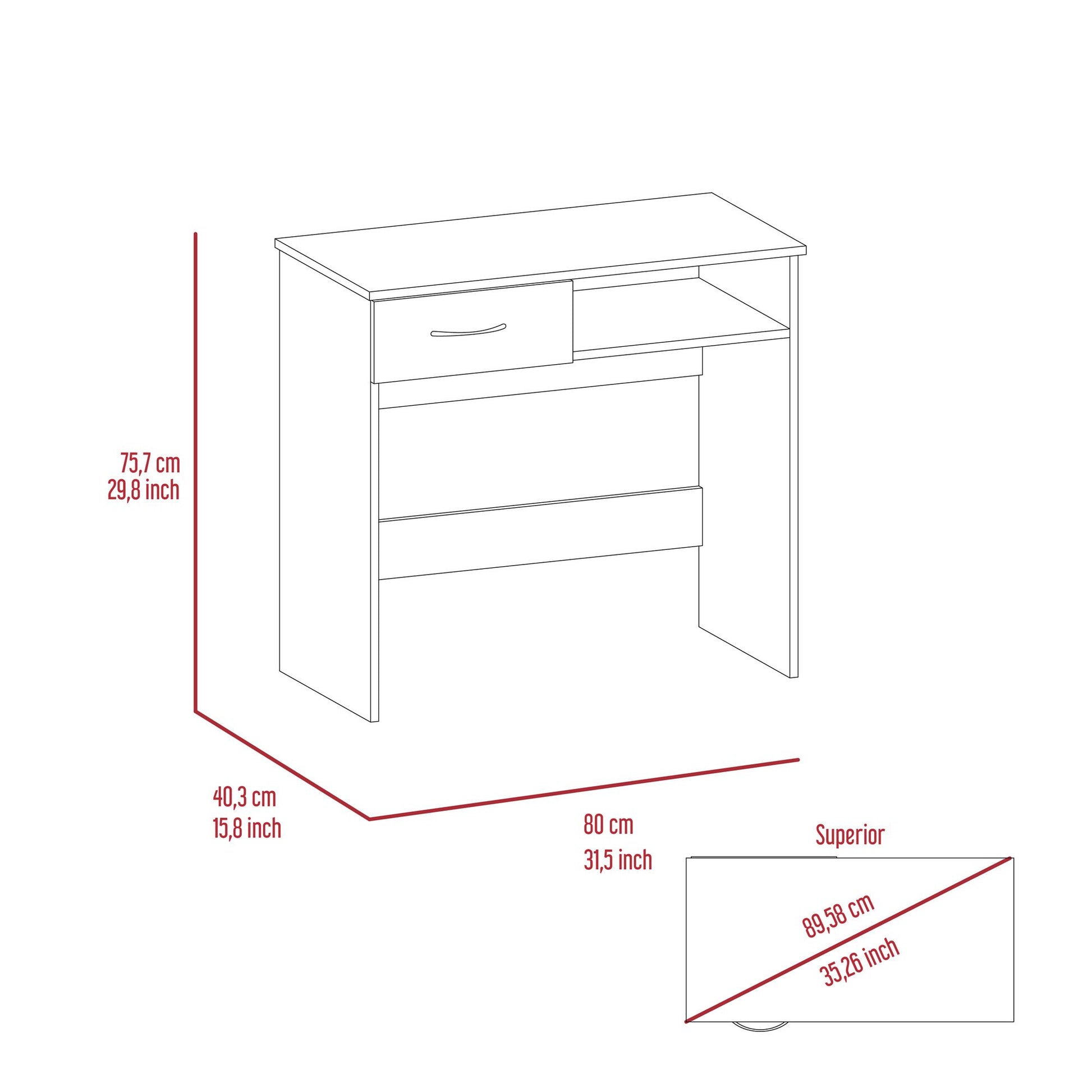 Plano Two Piece Home office Set image 4